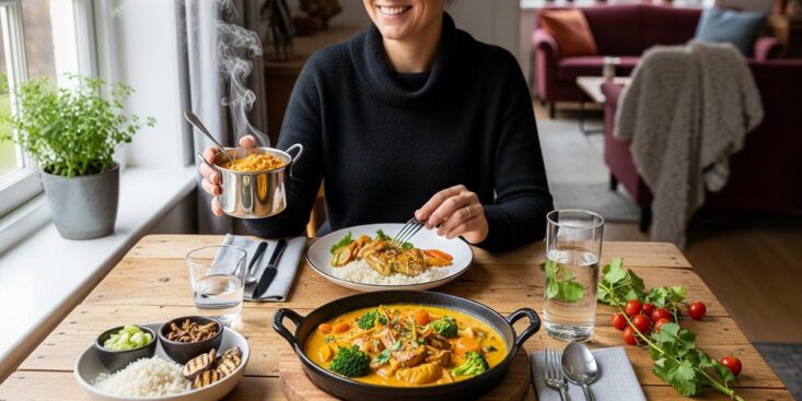 Soonnight - Curry coco: la recette simple qui réchauffe novembre et transforme un dîner en moment cosy avec un secret d’équilibre parfumé