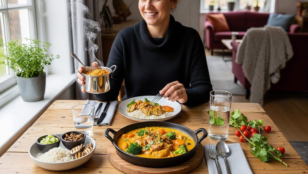 Soonnight - Curry coco: la recette simple qui réchauffe novembre et transforme un dîner en moment cosy avec un secret d’équilibre parfumé