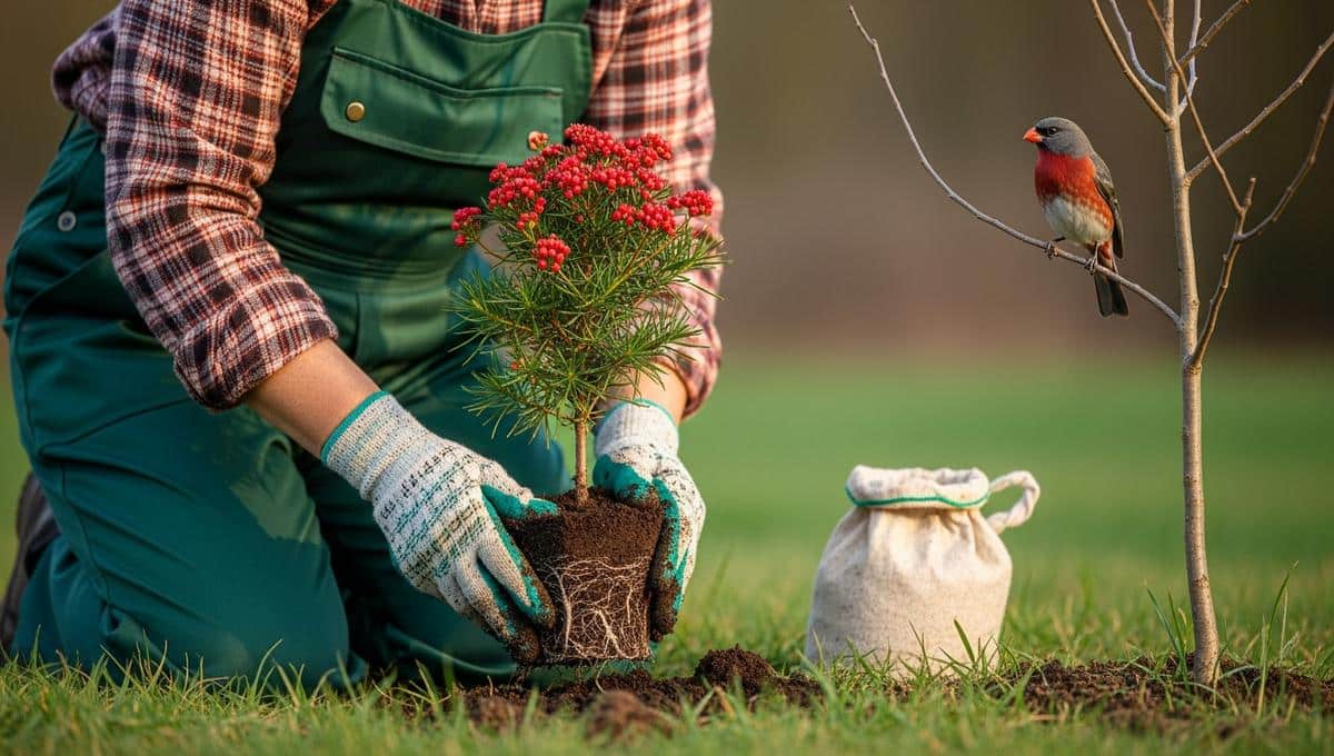 Soonnight - Plante aux baies rouges: plantez-la maintenant pour garder les rouges-gorges au jardin toute l’année