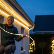 Soonnight - Rideau lumineux Leroy Merlin transforme la façade pour Noël 2025 en quelques minutes sans alourdir le budget