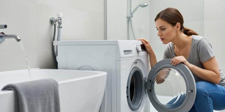 Soonnight - Machine à laver : pourquoi elle n’a rien à faire dans la salle de bains et ce que vous risquez vraiment