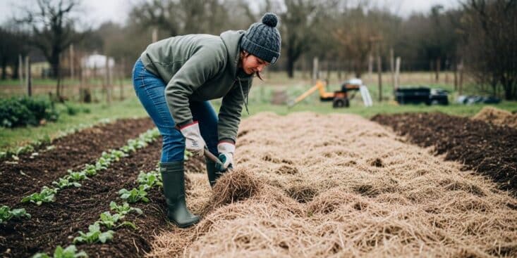 Soonnight - Paillage d’hiver au potager : cette méthode fréquente en décembre devient un piège et fait chuter vos récoltes