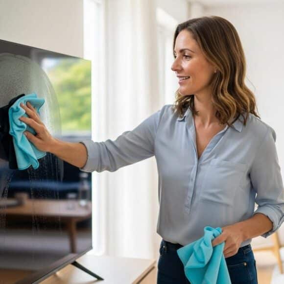 Soonnight - Écran de télé : l’astuce simple pour le nettoyer sans détergent et le retrouver comme neuf