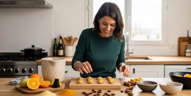 Soonnight - Petits sablés orange et épices prêts en 10 minutes : la recette facile qui parfume toute la maison pour Noël