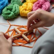 Soonnight - Mandalas en fil de laine DIY : 5 étapes faciles pour créer une déco murale zen et unique