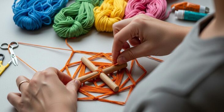 Soonnight - Mandalas en fil de laine DIY : 5 étapes faciles pour créer une déco murale zen et unique