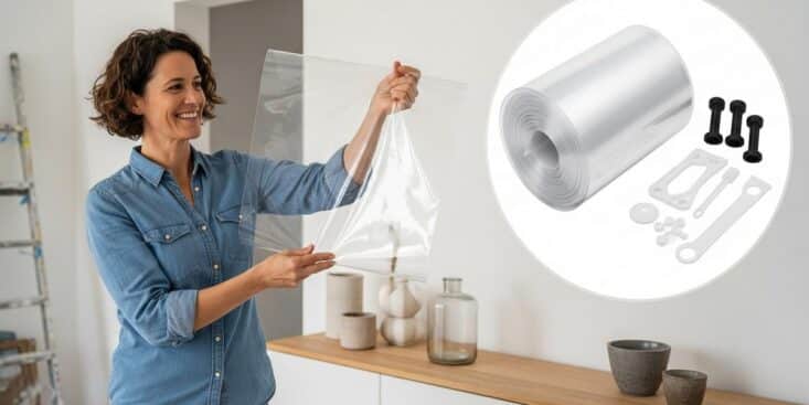 Soonnight - Leroy Merlin : la bâche transparente à 0,65 € qui protège vos meubles sans exploser votre budget