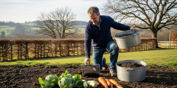 Soonnight - Potager en hiver : l’astuce des experts avec une poignée de cendre pour protéger la terre du gel et relancer la vie