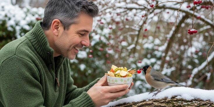 Soonnight - Rouges-gorges en hiver : 6 aliments simples à laisser dehors pour mieux les nourrir