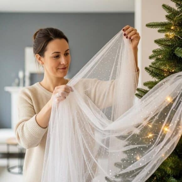 Soonnight - Sapin de Noël voilé : la tendance 2024 qui divise et comment l’adopter chez vous