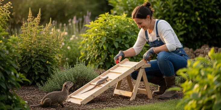 Soonnight - Jardin : installez une rampe de sortie dans vos points d’eau pour éviter la noyade des animaux