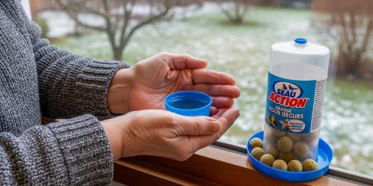 Soonnight - Action : ce seau à moins de 5 € sauve des dizaines d’oiseaux cet hiver en leur offrant de l’eau non gelée