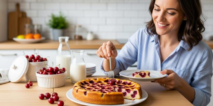 Soonnight - Clafoutis : la technique 1-1-1-2 des pâtissiers pour une texture plus légère et moelleuse