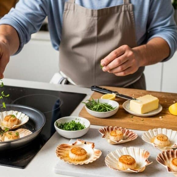Soonnight - Saint-Jacques poêlées comme à la maison : la recette simple et rapide de Jean-François Piège en 10 minutes