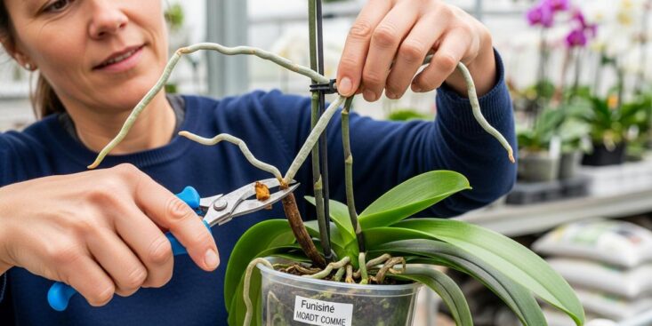 Soonnight - Orchidées en pot : ne coupez pas les racines aériennes, sauf si elles sont sèches ou pourries