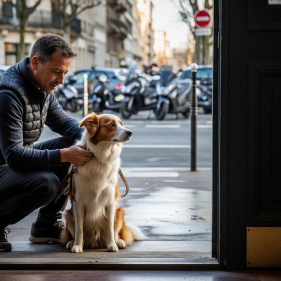 Soonnight - Chien craintif face au bruit de la rue : quand le sortir et comment l’aider