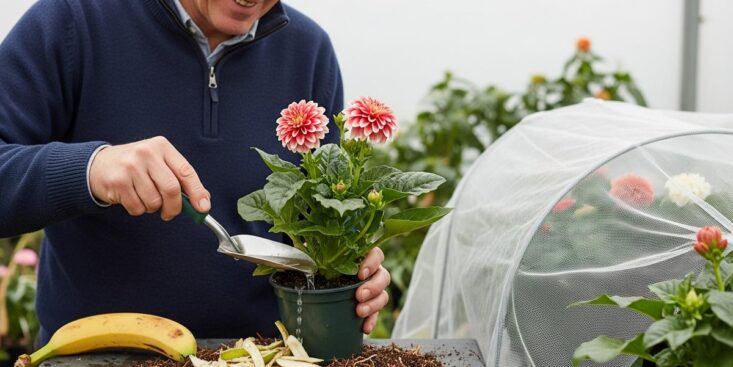 Soonnight - Camélias gelés : 1 déchet de cuisine les booste et donne des fleurs XXL tout l’hiver