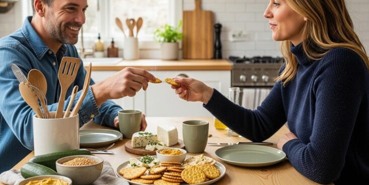 Soonnight - Crackers maison express aux graines dorées : croquants et faciles pour l’apéro d’hiver