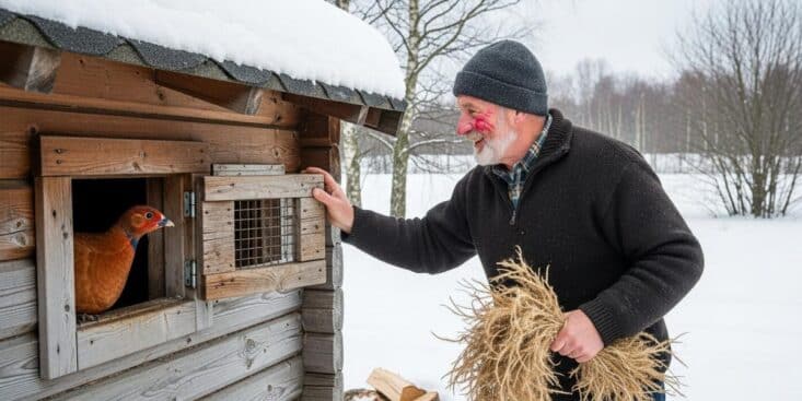 Soonnight - Poules: comment les protéger du froid cet hiver avec des gestes simples
