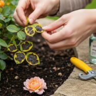 Soonnight - Rosiers: taches noires, retirez et jetez les feuilles malades, le geste le plus efficace