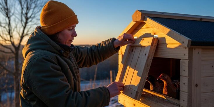 Soonnight - Poules en hiver : le geste du soir au poulailler que 80 % des éleveurs oublient et qui expose les poules au grand froid