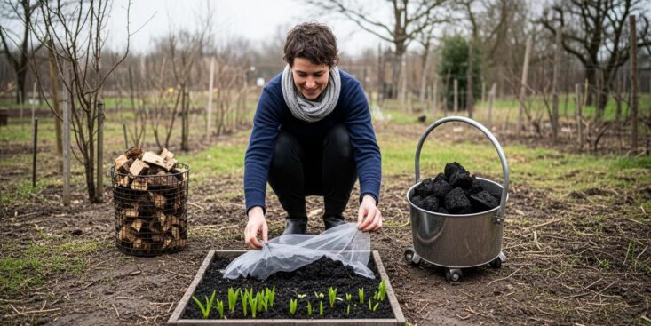 Soonnight - Potager: la cendre de cheminée gratuite booste les récoltes et dépasse les engrais industriels en hiver