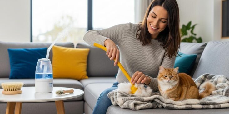 Soonnight - Poils d’animaux : oubliez la brosse adhésive, une astuce économique les élimine sur tissus et meubles