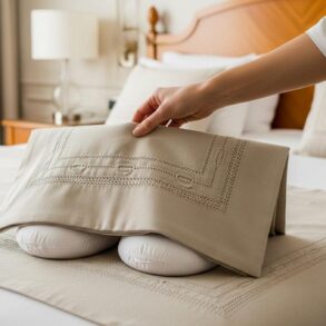 Soonnight - Zara Home: le couvre-lit en lin brodé en soldes transforme votre chambre en suite d'hôtel old money chic