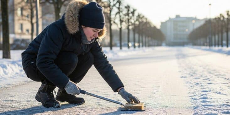 Soonnight - Chemins verglacés: les meilleurs produits à saupoudrer pour éviter les glissades cet hiver