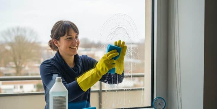 Soonnight - Fenêtres : gardez-les claires et sans buée tout l’hiver avec 1 passage d’éponge