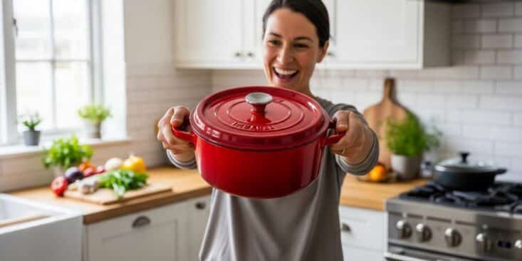 Soonnight - Lidl lance une cocotte en fonte émaillée Silvercrest qui paraît 10 fois son prix