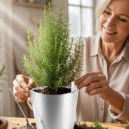 Soonnight - Romarin en pot: le papier aluminium booste la croissance si vous évitez l'excès d'humidité