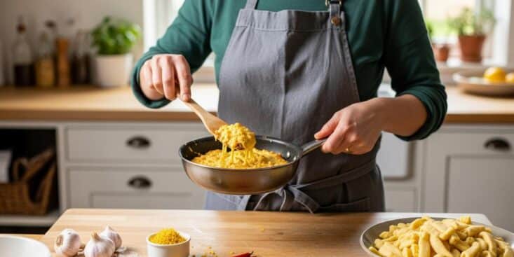 Soonnight - Parmesan du pauvre: l’astuce d’un chef italien pour relever les pâtes sans fromage