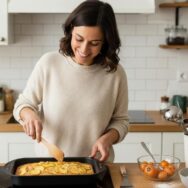 Soonnight - Gâteau aux pommes à la poêle: dessert maison prêt en 15 minutes, sans four