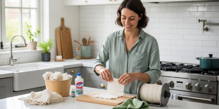 Soonnight - Rouleau d’essuie-tout: 13 astuces qui vous font gagner des heures de nettoyage en cuisine