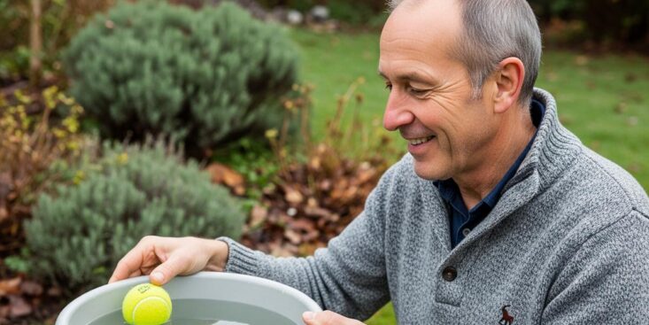 Soonnight - Hérissons: une balle de tennis au jardin les aide à survivre cet hiver