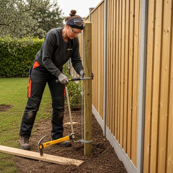 Soonnight - Clôture en bois : l’astuce au cric de voiture pour l’enlever en une matinée