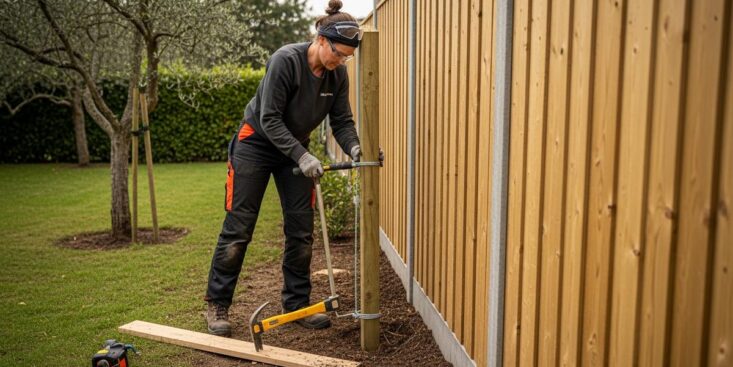 Soonnight - Clôture en bois : l’astuce au cric de voiture pour l’enlever en une matinée