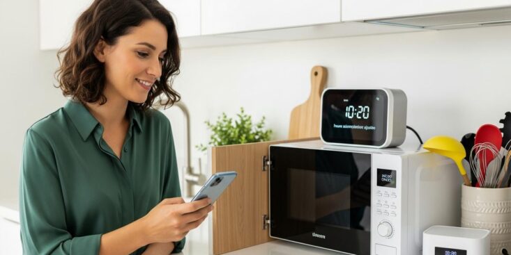 Soonnight - Micro-ondes: la domotique remet l’heure automatiquement après changement d’heure et coupure de courant