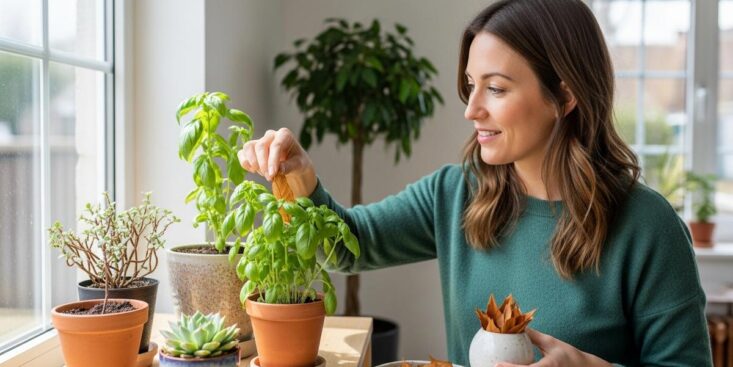 Soonnight - Feuilles de laurier dans les pots de fleurs: éloigne les moucherons et protège naturellement le terreau