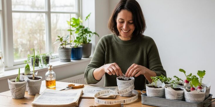 Soonnight - Vieux journaux au jardin en janvier : ils remplacent le plastique et améliorent vos semis