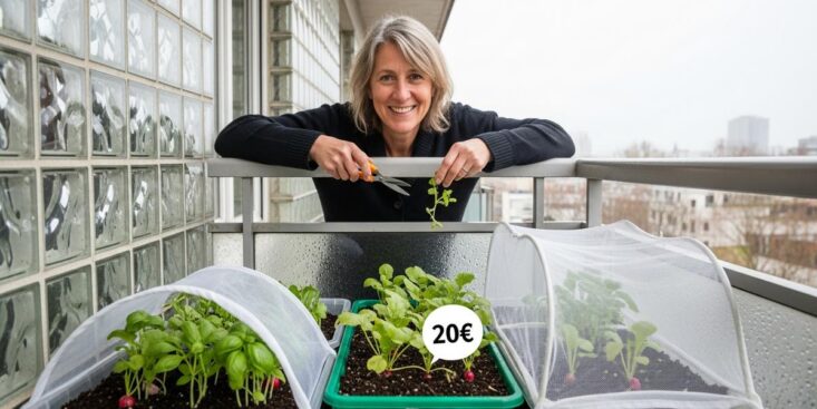 Soonnight - Mini-potager de balcon à 20 €: pousse en 2 semaines en plein hiver grâce à une astuce simple