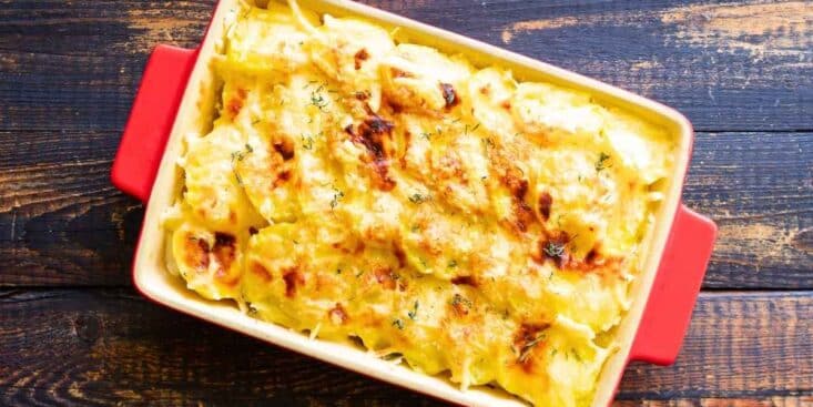 Gratin d’hiver au chèvre en 5 ingrédients: pommes de terre ultra fondantes