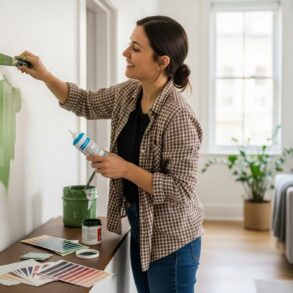 Soonnight - Peindre un seul mur dans le salon agrandit la pièce en 1 geste : l’astuce déco de pro