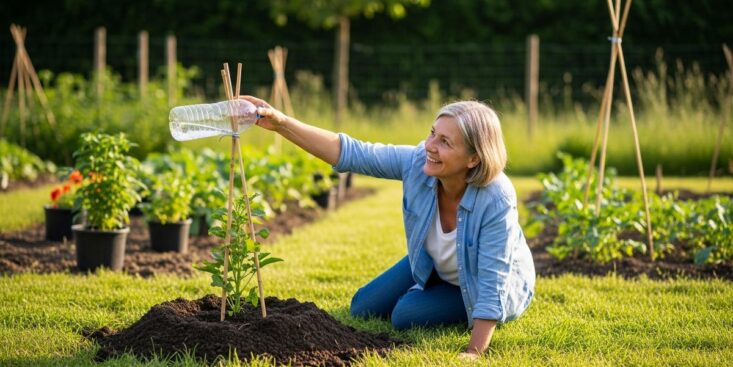 Soonnight - Taupes : des bouteilles plantées dans le jardin les font fuir, un remède à 0 € qui agace l’industrie des répulsifs