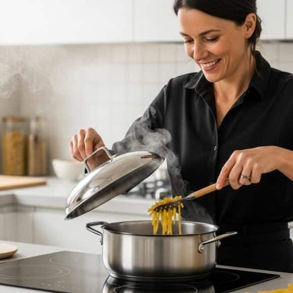 Soonnight - Pâtes : la cuisson à feu éteint s’impose en 2026 pour économiser l’énergie sans sacrifier l’al dente
