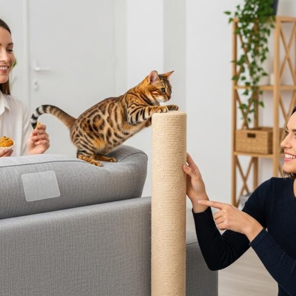 Soonnight - Chat: 1 astuce simple qui stoppe les griffures sur murs et meubles