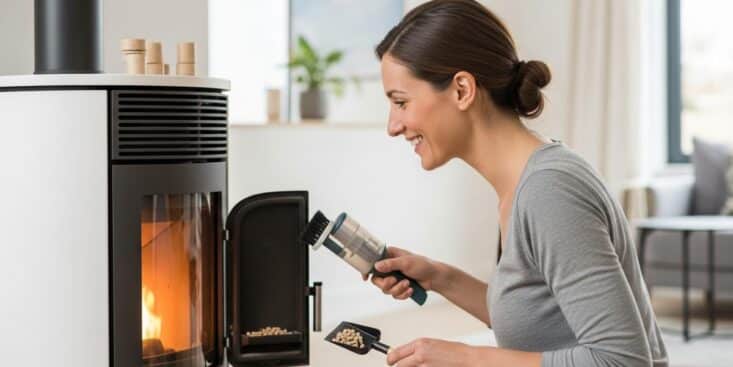 SoonNight - Poêle à granulés : ce système innovant réduit l'entretien à seulement 2 minutes par semaine