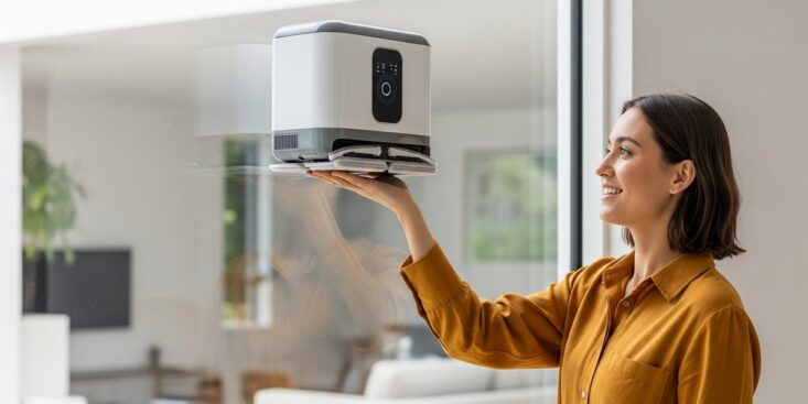 SoonNight - Lidl lance un robot lave-vitres à prix imbattable pour en finir avec le nettoyage manuel