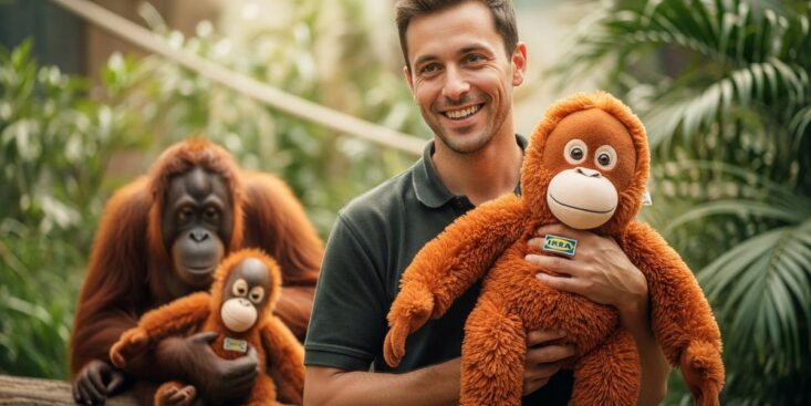 SoonNight - IKEA transforme un bébé singe rejeté et sa peluche en campagne publicitaire virale